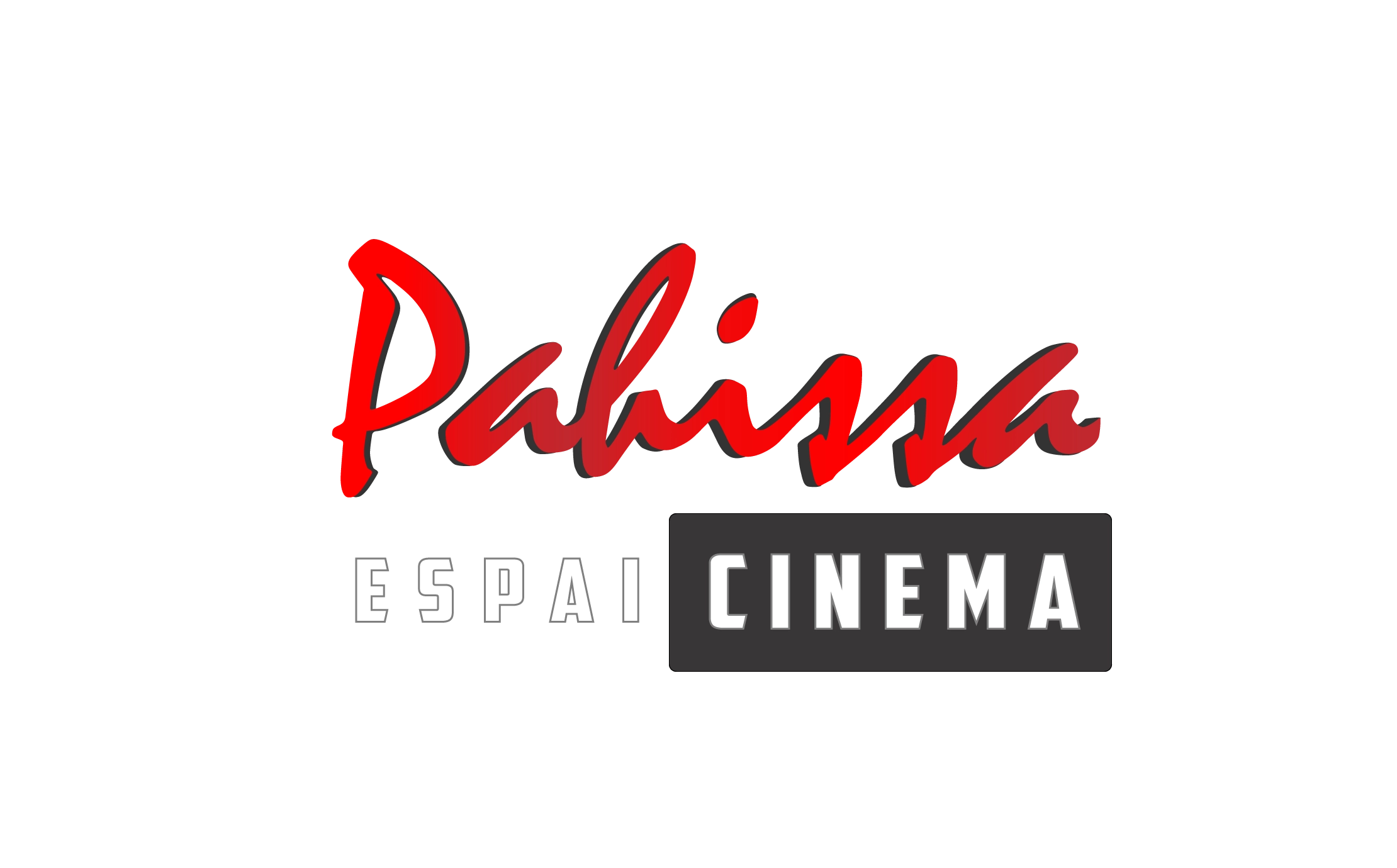 Pahissa Espai Cinema Logo. Publicitat als cinemes des de 1977.